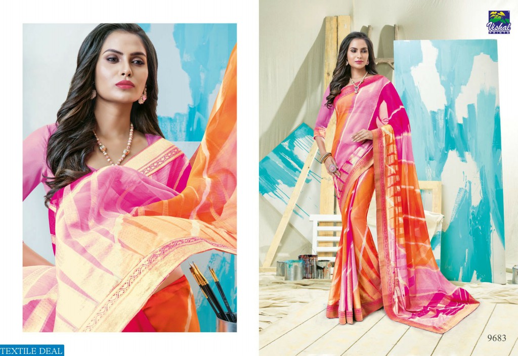 Vishal Artistry Collection Wholesale indian Saree catalog